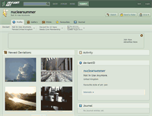 Tablet Screenshot of nuclearsummer.deviantart.com