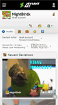 Mobile Screenshot of nightbirdx.deviantart.com