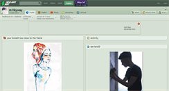 Desktop Screenshot of m1lkyway.deviantart.com