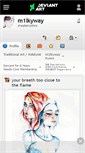 Mobile Screenshot of m1lkyway.deviantart.com
