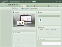 Tablet Screenshot of grafiketadworks.deviantart.com