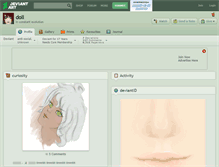 Tablet Screenshot of doll.deviantart.com