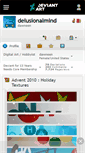 Mobile Screenshot of delusionalmind.deviantart.com