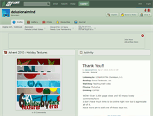 Tablet Screenshot of delusionalmind.deviantart.com