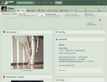 Tablet Screenshot of climx.deviantart.com