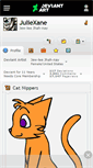 Mobile Screenshot of juliexane.deviantart.com