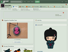 Tablet Screenshot of eva-cion.deviantart.com