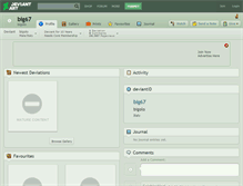 Tablet Screenshot of big67.deviantart.com