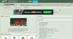 Desktop Screenshot of animeponydragon.deviantart.com