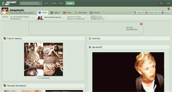 Desktop Screenshot of jonasmusic.deviantart.com