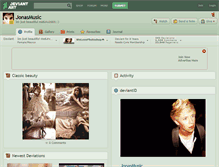 Tablet Screenshot of jonasmusic.deviantart.com