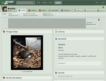 Tablet Screenshot of annyra.deviantart.com