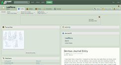 Desktop Screenshot of leafnova.deviantart.com