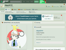 Tablet Screenshot of akayuki101.deviantart.com