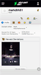 Mobile Screenshot of markdirk81.deviantart.com