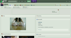 Desktop Screenshot of mishela.deviantart.com