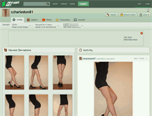 Tablet Screenshot of ccharleston81.deviantart.com