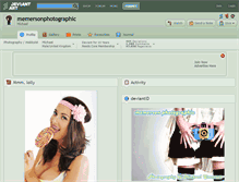 Tablet Screenshot of memersonphotographic.deviantart.com