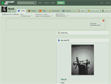 Tablet Screenshot of nuua.deviantart.com