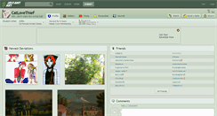 Desktop Screenshot of catlovethief.deviantart.com