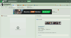 Desktop Screenshot of christophert.deviantart.com