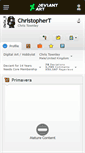 Mobile Screenshot of christophert.deviantart.com