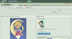 Desktop Screenshot of managodess.deviantart.com