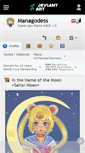 Mobile Screenshot of managodess.deviantart.com
