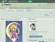 Tablet Screenshot of managodess.deviantart.com