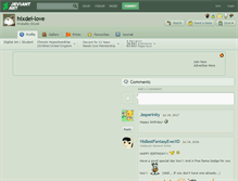 Tablet Screenshot of hixdei-love.deviantart.com
