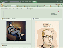 Tablet Screenshot of frochka.deviantart.com