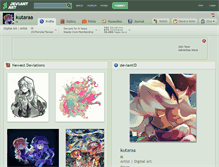 Tablet Screenshot of kutaraa.deviantart.com