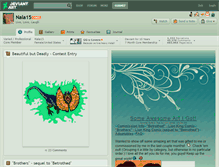 Tablet Screenshot of nala15.deviantart.com