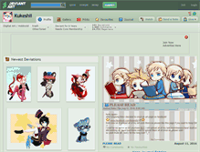 Tablet Screenshot of kukeshii.deviantart.com