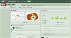 Desktop Screenshot of anti-amy-rose.deviantart.com