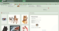 Desktop Screenshot of dreamerpony.deviantart.com