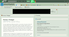 Desktop Screenshot of alchemicphysicist42.deviantart.com