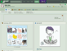 Tablet Screenshot of min-son.deviantart.com