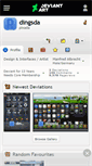 Mobile Screenshot of dingsda.deviantart.com