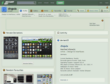Tablet Screenshot of dingsda.deviantart.com