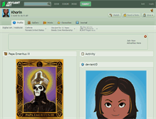Tablet Screenshot of khorin.deviantart.com