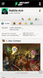 Mobile Screenshot of mobile-ave.deviantart.com