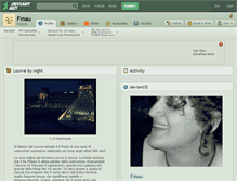 Tablet Screenshot of fmau.deviantart.com