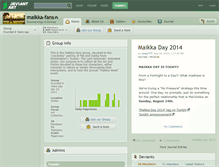 Tablet Screenshot of maikka-fans.deviantart.com