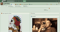 Desktop Screenshot of crystal-relyks.deviantart.com