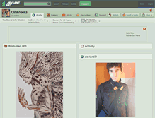 Tablet Screenshot of ginfreeks.deviantart.com