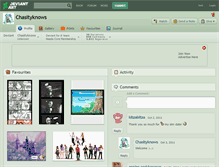 Tablet Screenshot of chasityknows.deviantart.com
