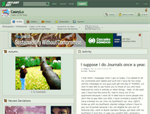 Tablet Screenshot of caseylu.deviantart.com