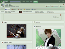 Tablet Screenshot of let-it-shine.deviantart.com