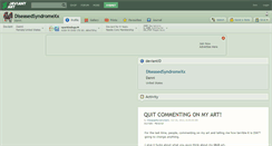 Desktop Screenshot of diseasedsyndromexx.deviantart.com